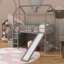 Un lit mezzanine simple avec une glissade palpitante pour jouer-568363053