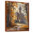 Toile avec cadre flottant brun