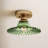Saffron Glass Flush Mount-719805658