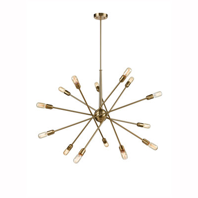 Donelle 14 - Light Gold Unique/Statement Pendant