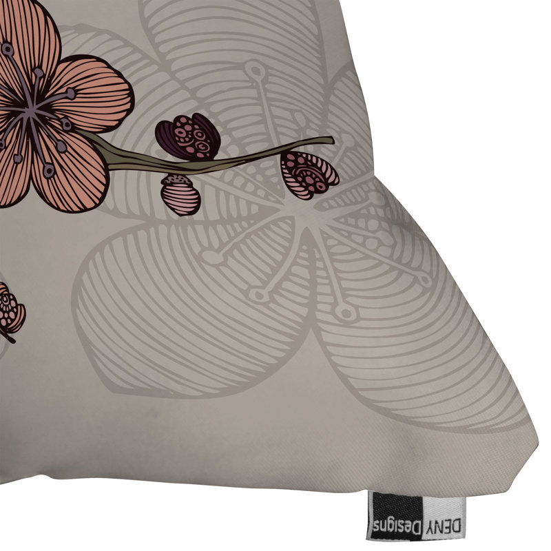 Blossom Throw Pillow, 16" x 16"