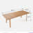 Outdoor Dining Table，82.7" in. W 37.4" in. D