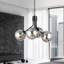 Jelks 4 - Light Black Unique/Statement Pendant-69425471