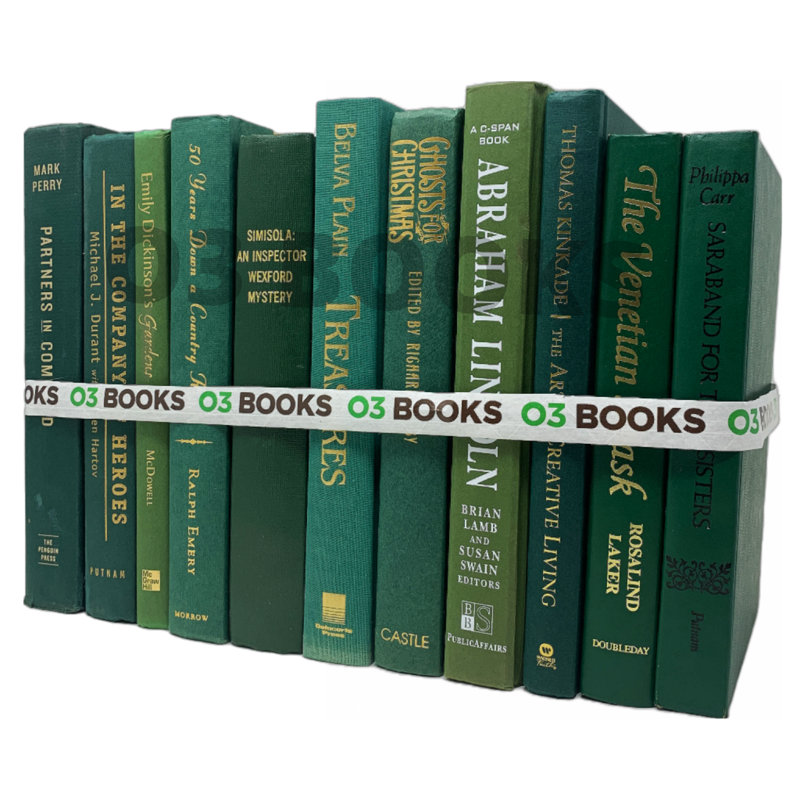 Green Decorative Books