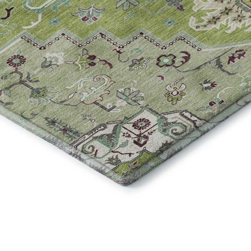 Premium Machine Washable Cossette AMF1036 Oriental Rug, Rectangle 8' x 10'