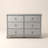Weston 46.3" W Traditional Gray 6-Drawer Dresser with Solid Wood Legs-998249125