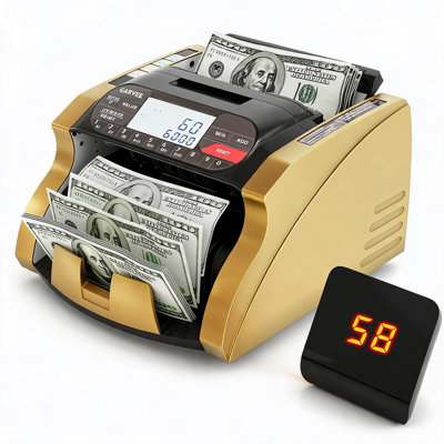 Multi-Currency Bill Counter with Advanced Counterfeit Detection