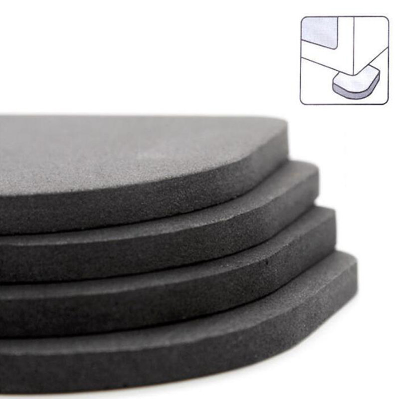 4pcs/set Anti-vibration Pad Washer Anti-Slip Mats Shock Absorbers Noiseless Pad for Washing Machine black