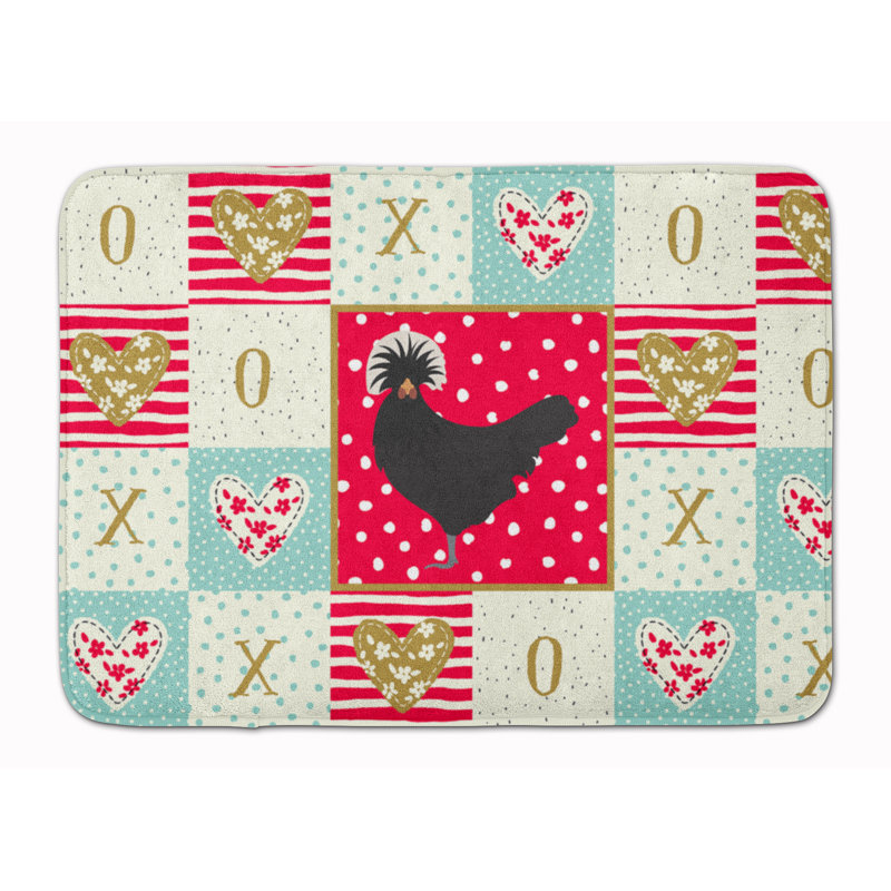 Love Memory Foam Kitchen Mat, Danyell Polish Poland Chicken