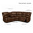 Talley 5 Piece Faux Leather Reclining Sectional with Drop Down Table Seat-129247840