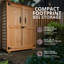 Outdoor Living Today 4 x 2 Western Red Cedar Garden Chalet