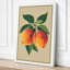 Peaches and Leaves Botanical - Wrapped Canvas-1210798387-1210798397