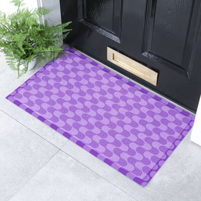 Non-Slip Geometric Shapes Doormat