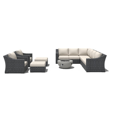 Eloisa 9-piece Fire Seating Sectional