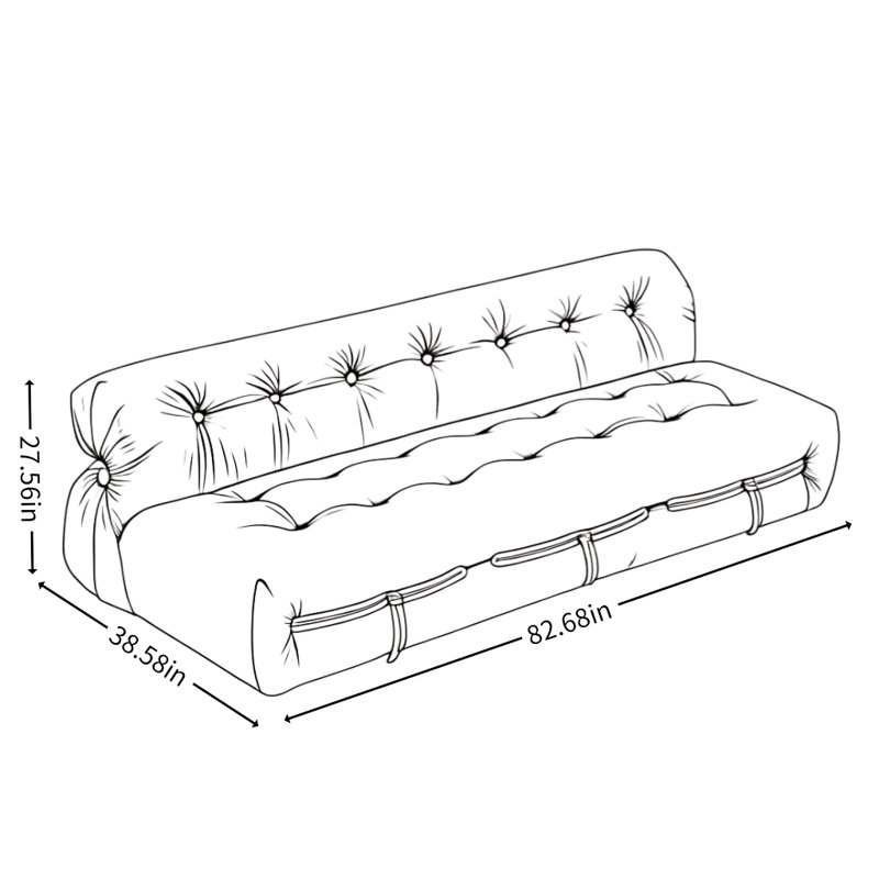 Canapé moderne de style crème simple et luxueux, Vert