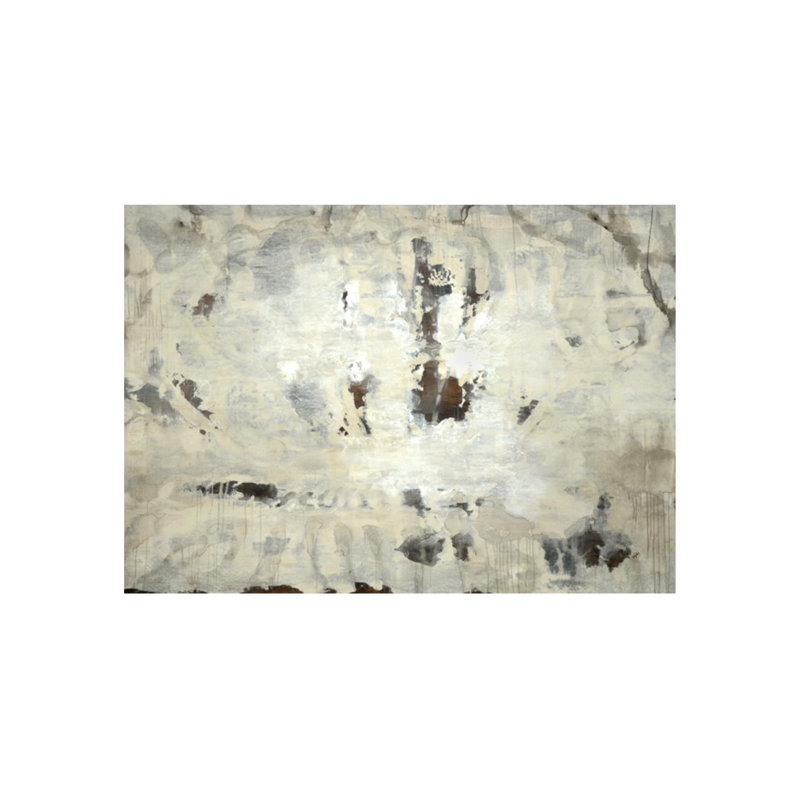 White Wall Tread Print by Kari Taylor, 50" H x 70" W x 1.5" D, Knife Gel