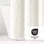 Aatifa Shower Curtain Soft White Single 72x72