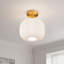 Plafonnier semi-encastré 11,8 po Modern White