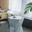 Table d'appoint décorative 19 x 19 x 20 po Capiz