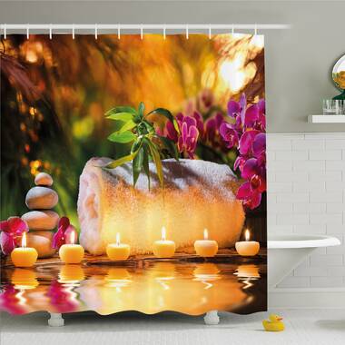 Bloomsbury Market Anton Damask Shower Curtain with Hooks Included & Reviews