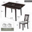 Ensemble de table de salle à manger 3 pièces exquis pour des espaces de salle à manger harmonieux, idéal pour les petites occasions formelles-421171920