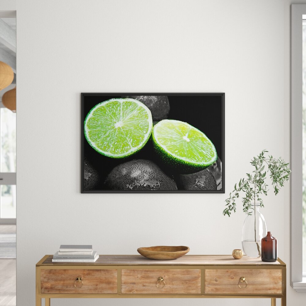 Gerahmtes Wandbild Limetten