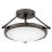 Collier Three-Light Semi-Flush Mount Ceiling Light - Black Oxide