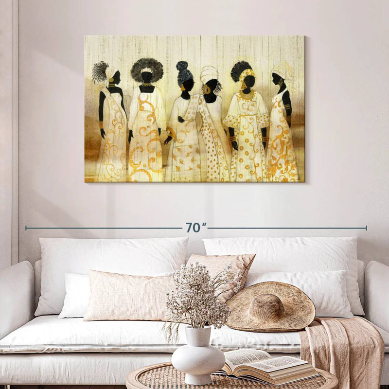 Leisha Six Queens, 30" H x 45" W