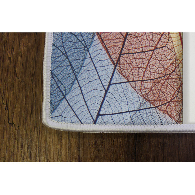 Tapis luxueux 100% polyester 5,2 x 7,5 pi, hauteur des poils de 0,4 po | Antibactérien, points antidérapants en PVC, lavable à la machine | Élégante impression numérique en 3D, parfaite pour le décor du salon et de la chambre à coucher