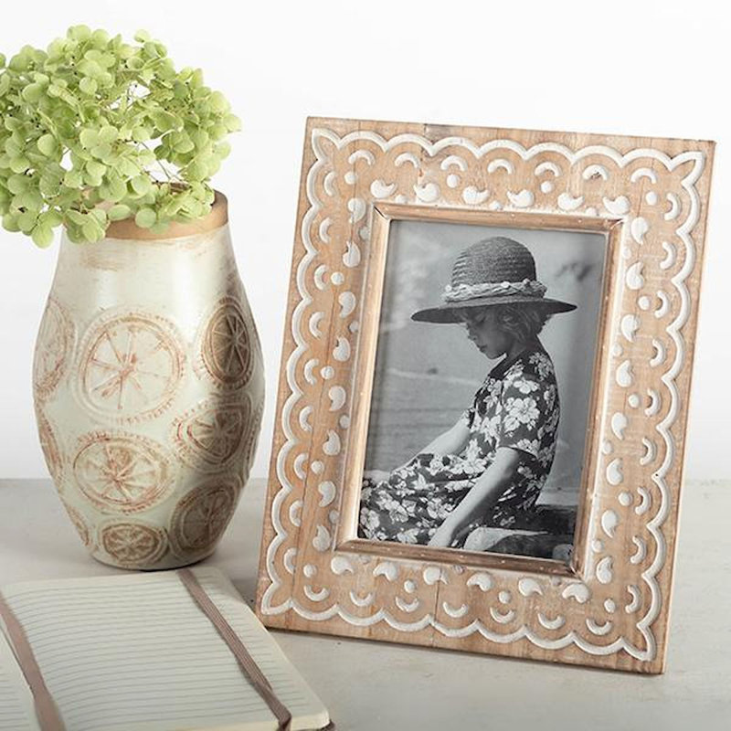 Cadre pour photo simple 5 "x 7" Carillo, Marron