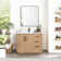 San 42'' Single Bathroom Vanity with Cultured Marble Top with Mirror