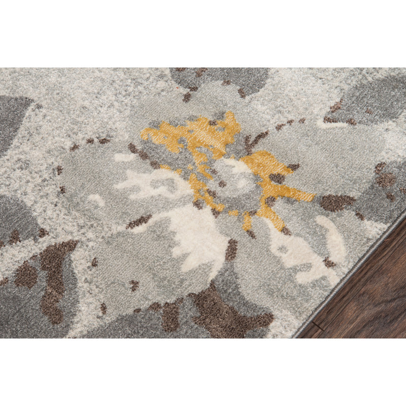 Adelea Floral Indoor Rug, Rectangle 5'3" x 7'6"