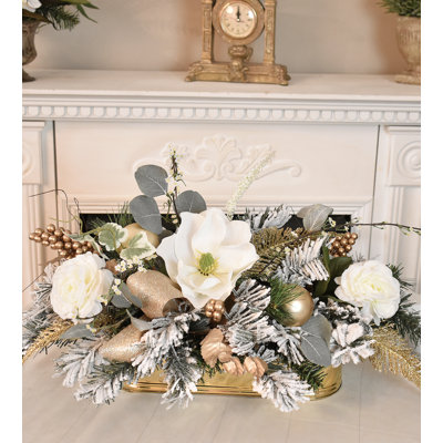 Magnolia Arrangement in Planter