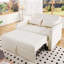2 Seater Linen Sofa Bed-1414258512