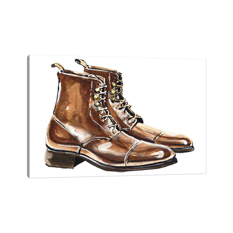 Benny Patina Espresso by Sunflowerman - Gallery-Wrapped Canvas Giclée on Canvas, Canvas, 66.04 cm H x 45.72 cm W x 1.91 cm D