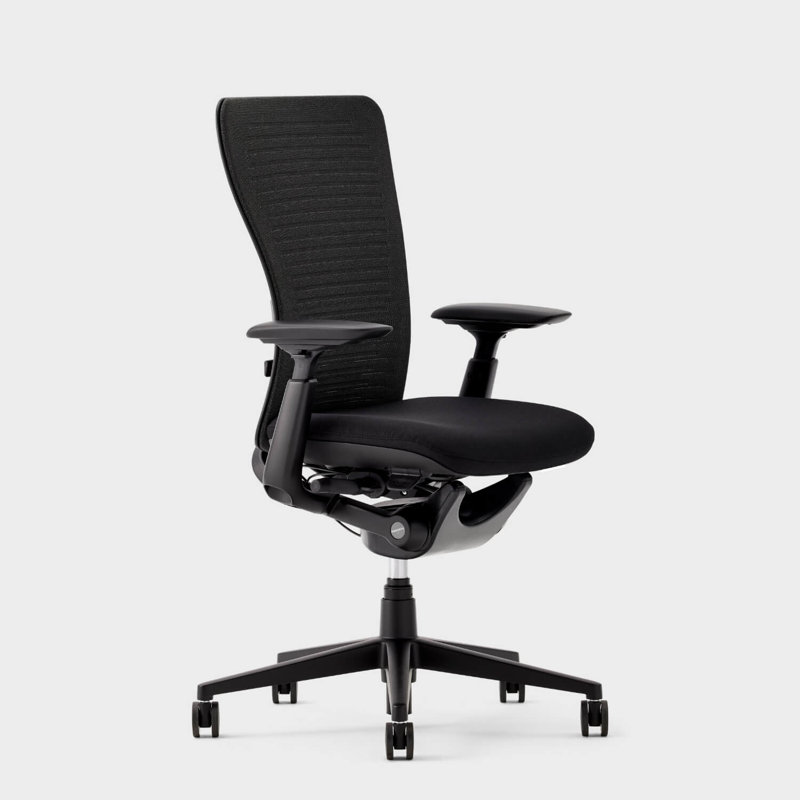 Haworth Zody Digital Knit Office Chair - Standard Posture with Lumbar Support, Onyx