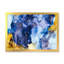 «Blue Luxury Abstract Fluid Art III», reproduction d'art sur toile moderne-67239133-67239145