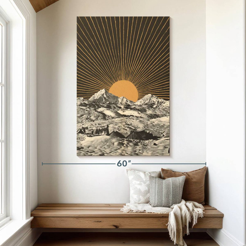 Oberle Mountainscape V, 51" H x 34" W