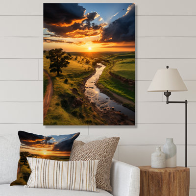 " Oklahoma River Landscape II "