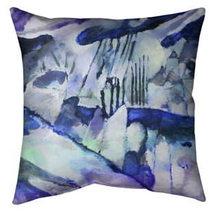 Landscape with Rain Throw Pillow