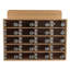 Armoire de rangement pour téléphone portable en bois à 20 emplacements avec clés-124101031