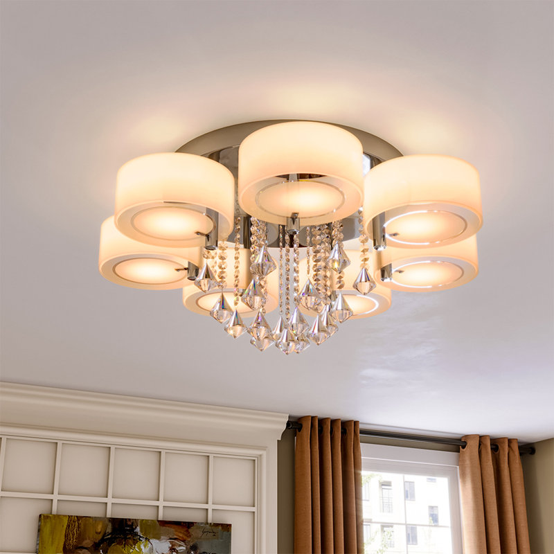 Mccarley Acrylic Semi Flush Mount