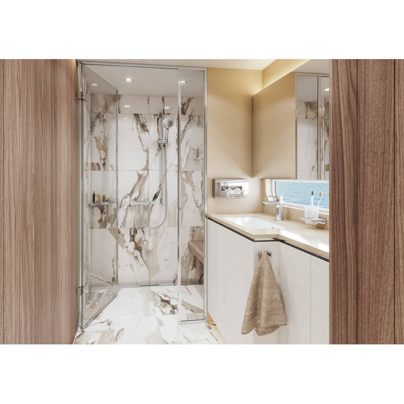 Unica S Puro 24" Wall Bar, Polished Nickel