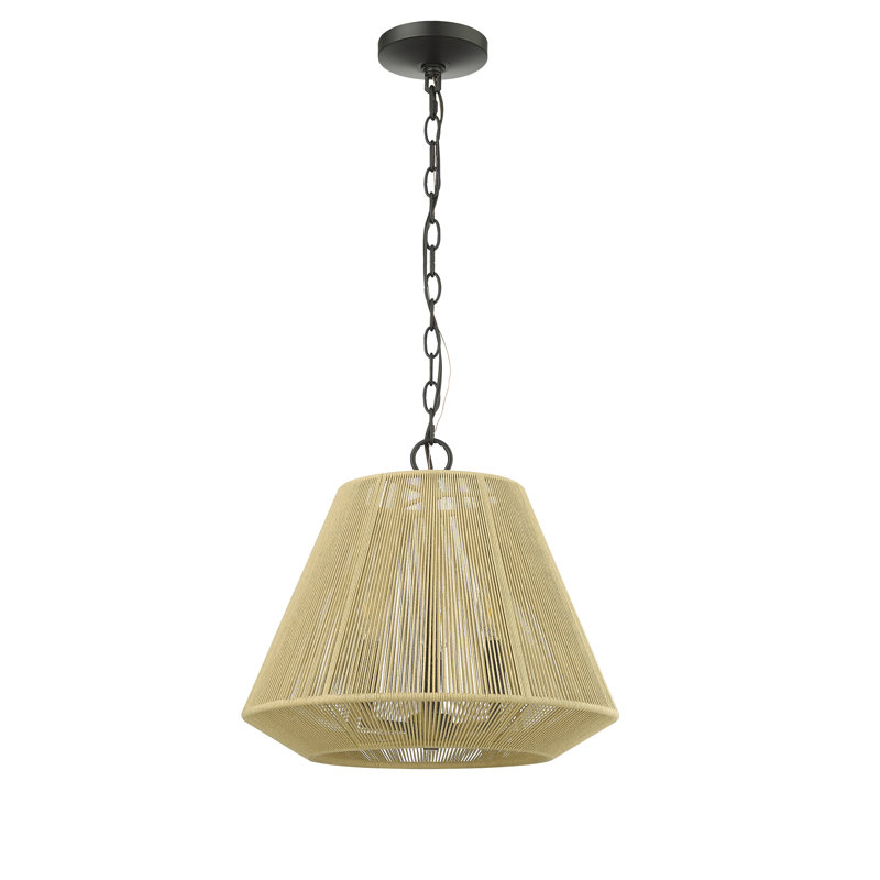 Kamekia 3 - Light Unique/Statement Pendant, Matte Black