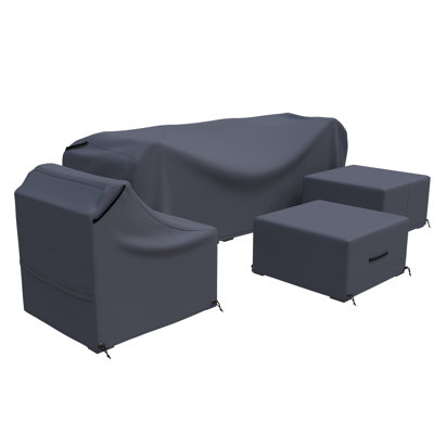 Eudy Rattan Sectional Seating Group Cover by Latitude Run