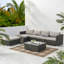 5 - Person Patio Conversation Set with Cushions-820386523
