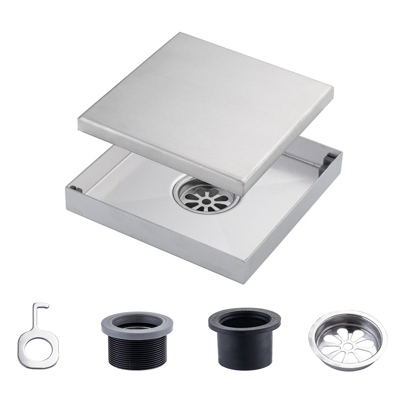 6.5'' W Grid, Brushed Nickel