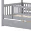 Lit en bois avec couchette-1076371915