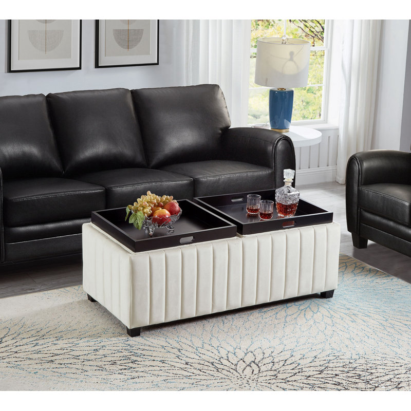 Banc de rangement en tissu Ravenscroft