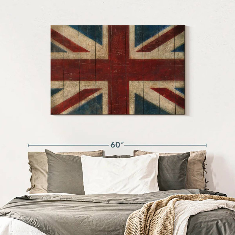 Borges Union Jack, 30" H x 45" W